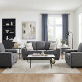 Zander Dark Gray Sofa by Homelegance at Eve Furniture