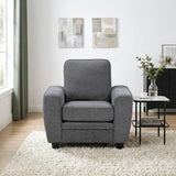 Zander Dark Gray Chair by Homelegance at Eve Furniture