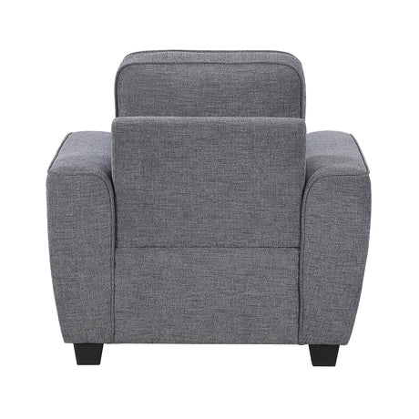 Zander Dark Gray Chair by Homelegance at Eve Furniture