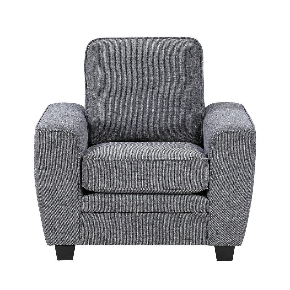 Zander Dark Gray Chair by Homelegance at Eve Furniture