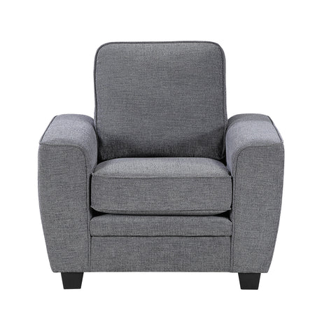 Zander Dark Gray Chair by Homelegance at Eve Furniture