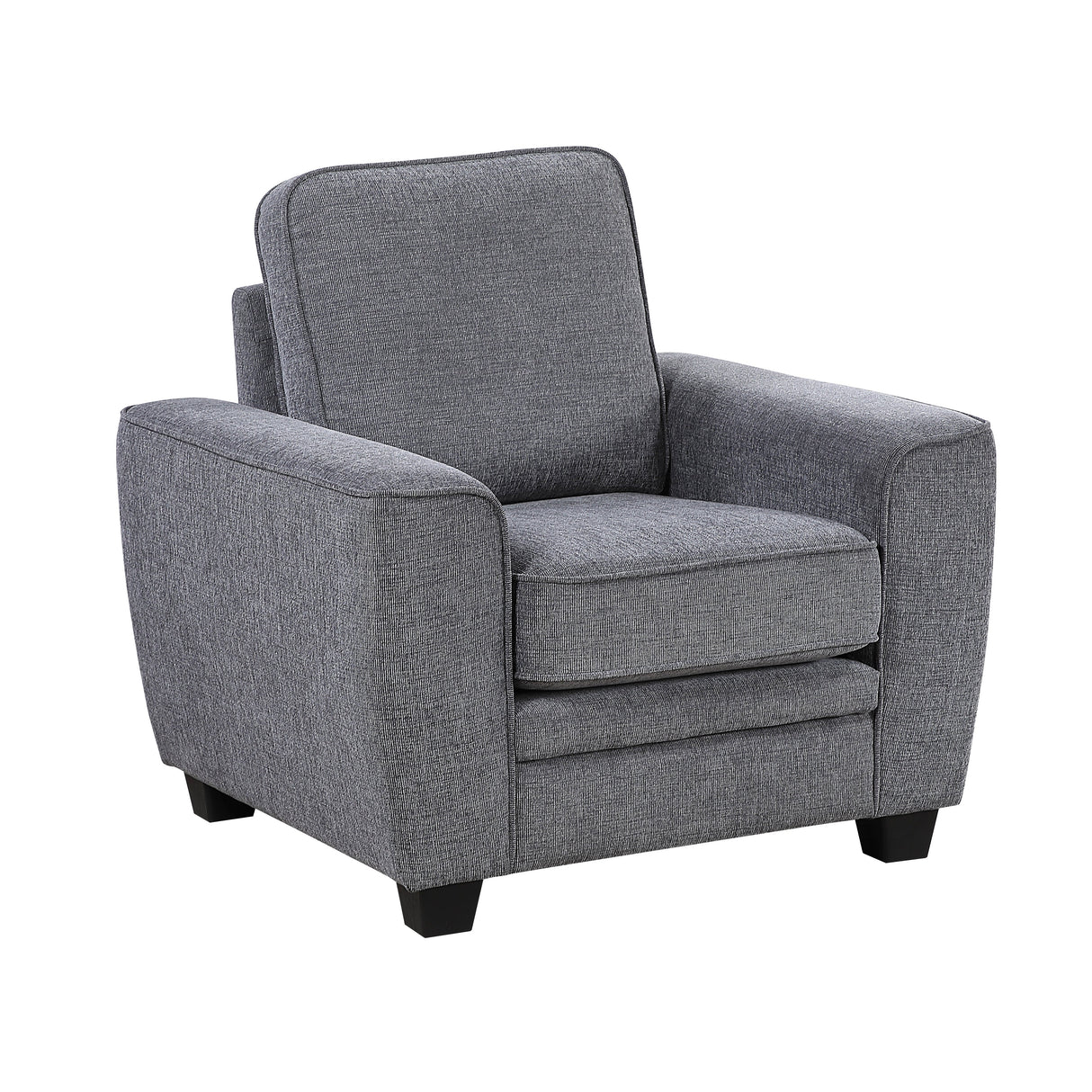 Zander Dark Gray Chair by Homelegance at Eve Furniture
