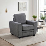 Zander Dark Gray Chair by Homelegance at Eve Furniture