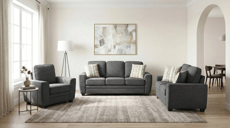 Zander Dark Gray Sofa by Homelegance at Eve Furniture