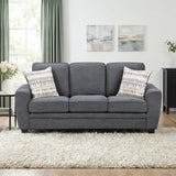 Zander Dark Gray Sofa by Homelegance at Eve Furniture