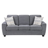 Zander Dark Gray Sofa by Homelegance at Eve Furniture