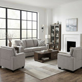 Chelsea Gray Sofa by Homelegance at Eve Furniture