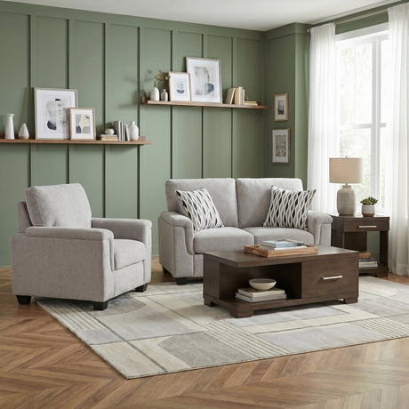 Chelsea Gray Loveseat by Homelegance at Eve Furniture