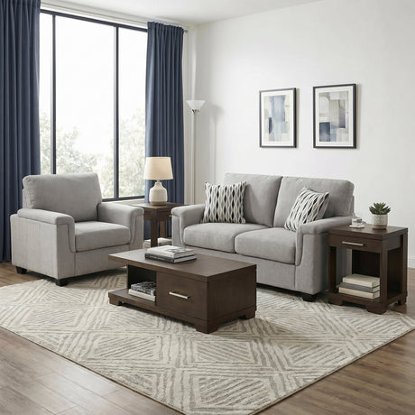 Chelsea Gray Chair by Homelegance at Eve Furniture