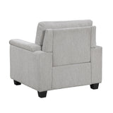 Chelsea Gray Chair by Homelegance at Eve Furniture