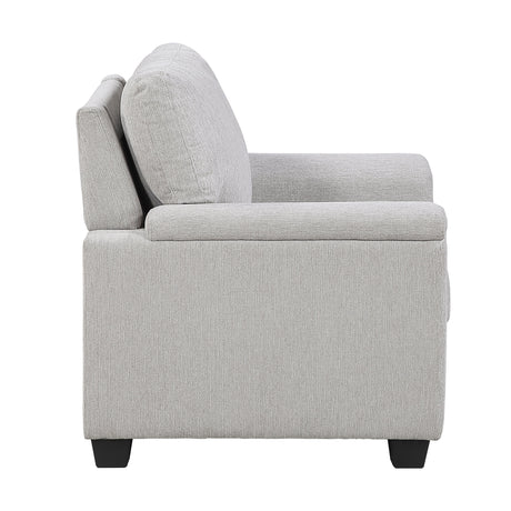 Chelsea Gray Chair by Homelegance at Eve Furniture