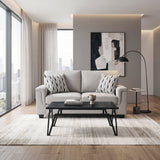 Chelsea Gray Loveseat by Homelegance at Eve Furniture