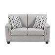 Chelsea Gray Loveseat by Homelegance at Eve Furniture