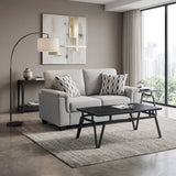 Chelsea Gray Loveseat by Homelegance at Eve Furniture