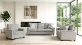 Chelsea Gray Sofa by Homelegance at Eve Furniture