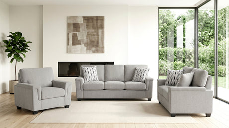 Chelsea Gray Sofa by Homelegance at Eve Furniture
