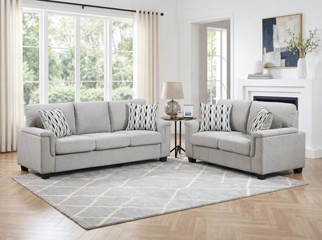 Chelsea Gray Sofa by Homelegance at Eve Furniture