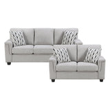 Chelsea Gray 2-Piece Living Room Set by Homelegance at Eve Furniture