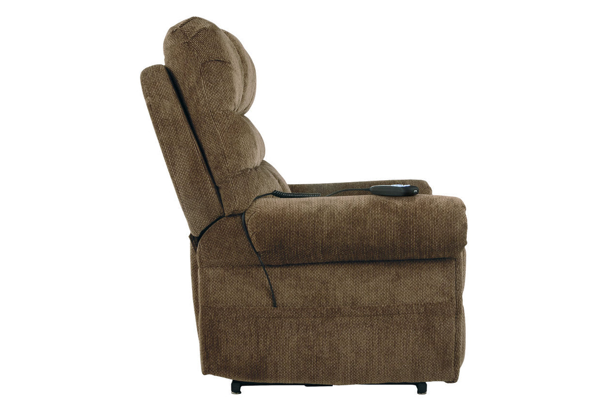 Ernestine Truffle Power Lift Recliner