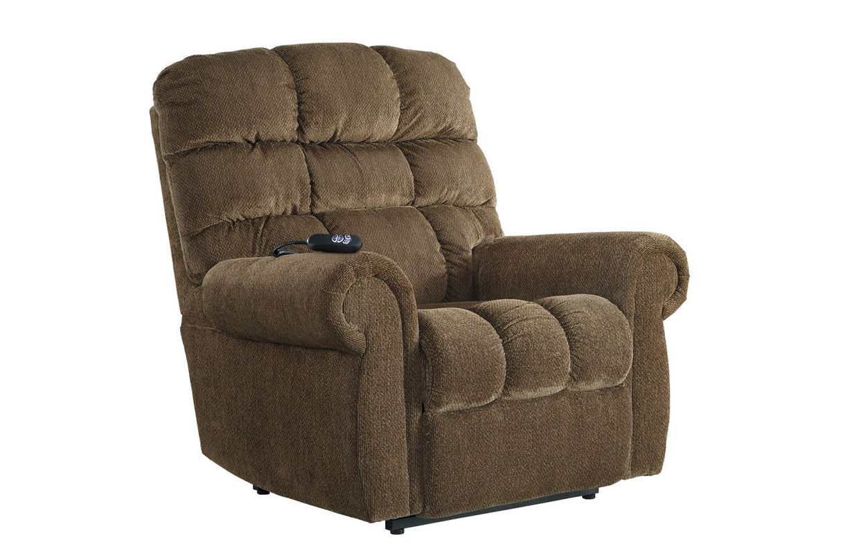 Ernestine Truffle Power Lift Recliner