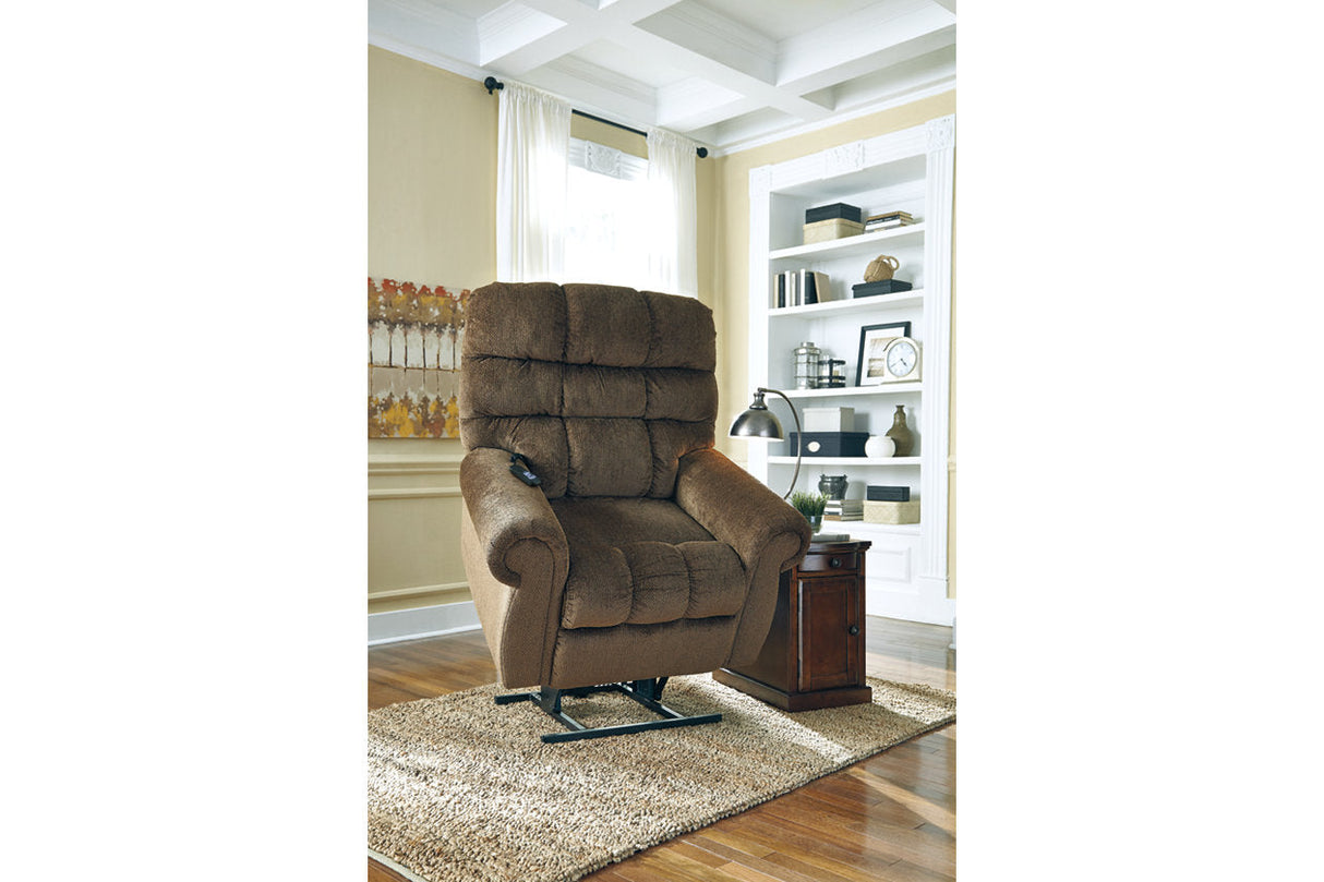 Ernestine Truffle Power Lift Recliner