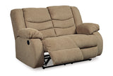 Tulen Mocha Reclining Sofa and Loveseat