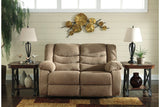 Tulen Mocha Reclining Loveseat