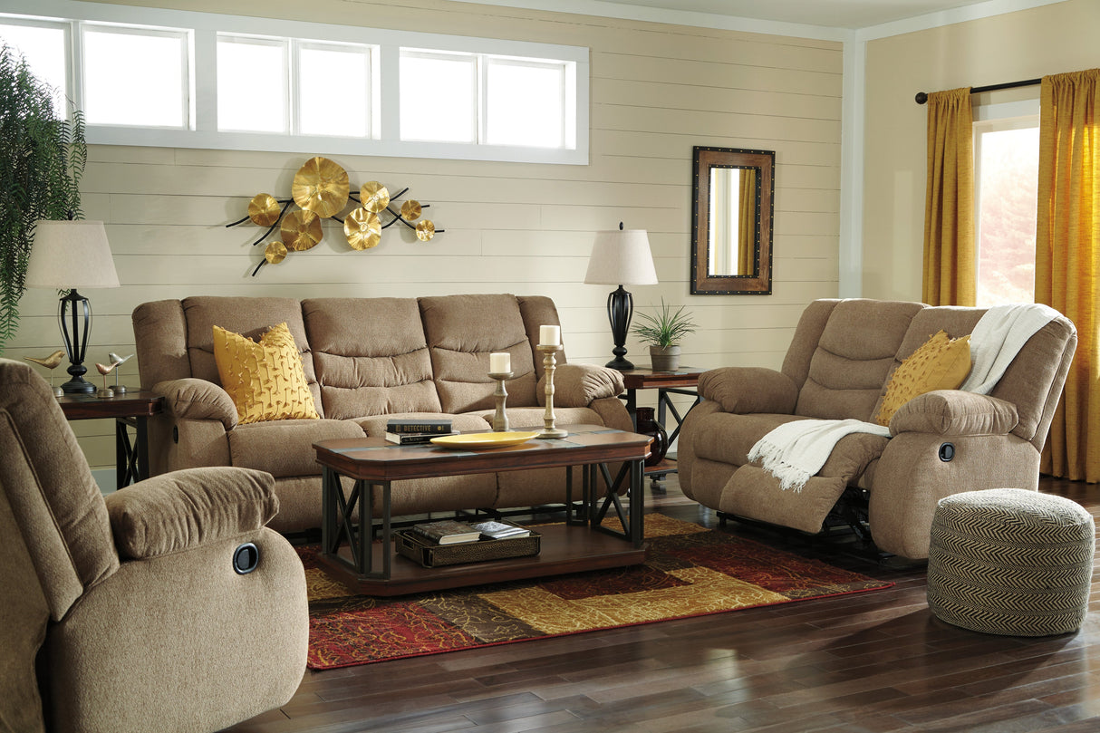 Tulen Mocha Reclining Living Room Set