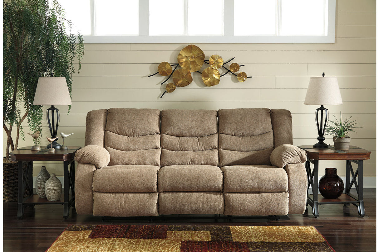 Tulen Mocha Reclining Sofa