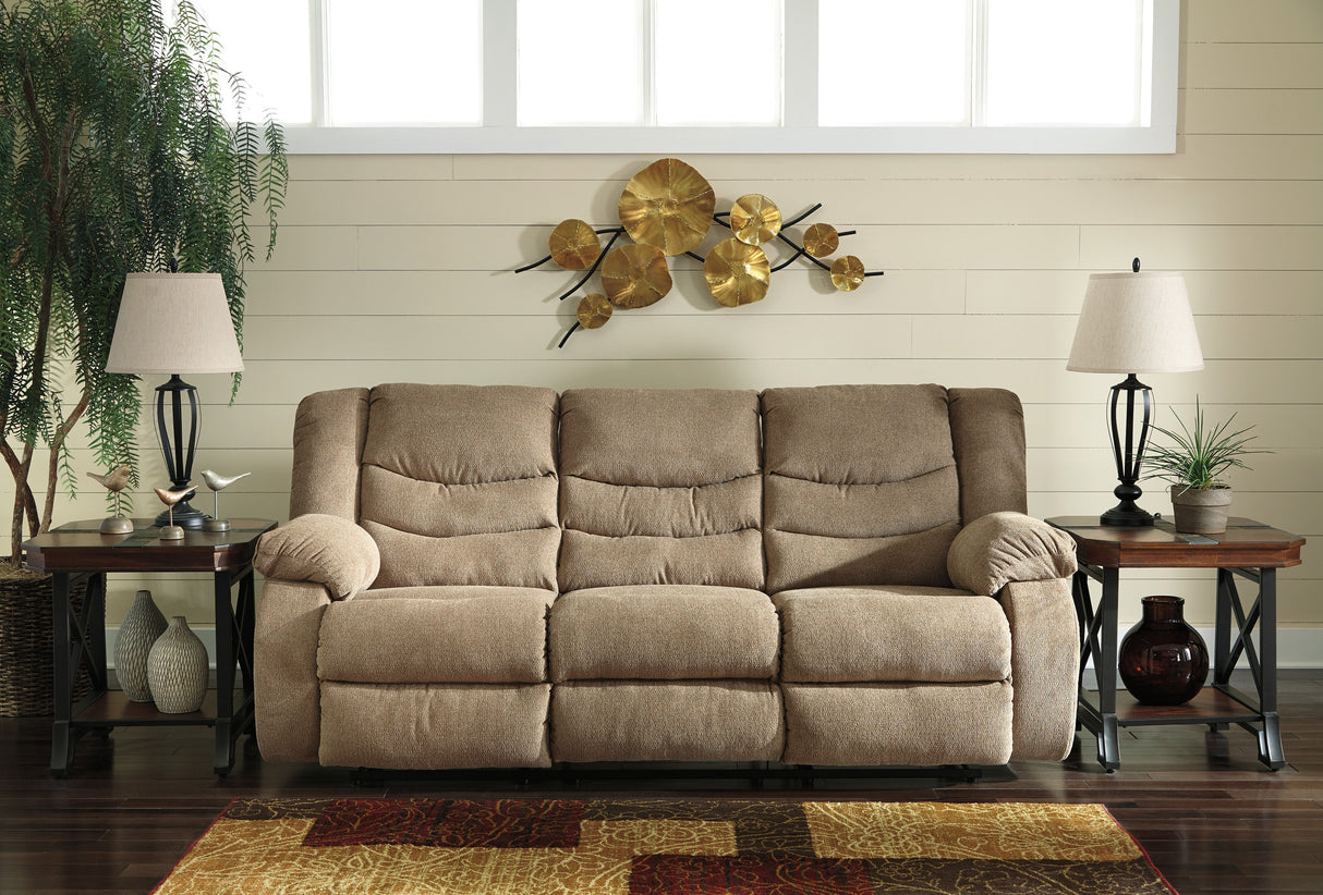 Tulen Mocha Reclining Living Room Set