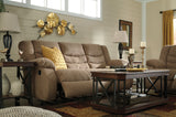 Tulen Mocha Reclining Living Room Set