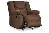 Tulen Chocolate Reclining Loveseat and Recliner