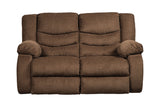 Tulen Chocolate Reclining Loveseat