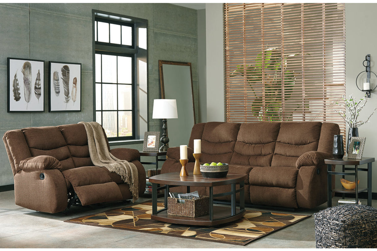 Tulen Chocolate Reclining Sofa