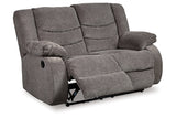 Tulen Gray Reclining Loveseat and Recliner