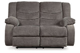 Tulen Gray Reclining Loveseat and Recliner