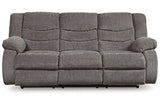 Tulen Gray Reclining Sofa and Loveseat