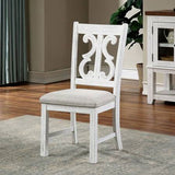 Auletta Rustic/Distressed White, Distressed Dark Oak 5-Piece Dining Room Set