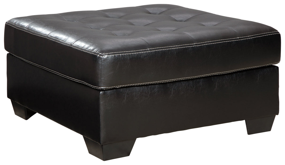 Jacurso Charcoal Oversized Ottoman