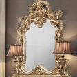 HD-998G Marbled Metallic Gold Mirror by Homey Design at Eve Furniture