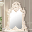HD-998I Ivory/Metallic Gold Highlights Mirror by Homey Design at Eve Furniture