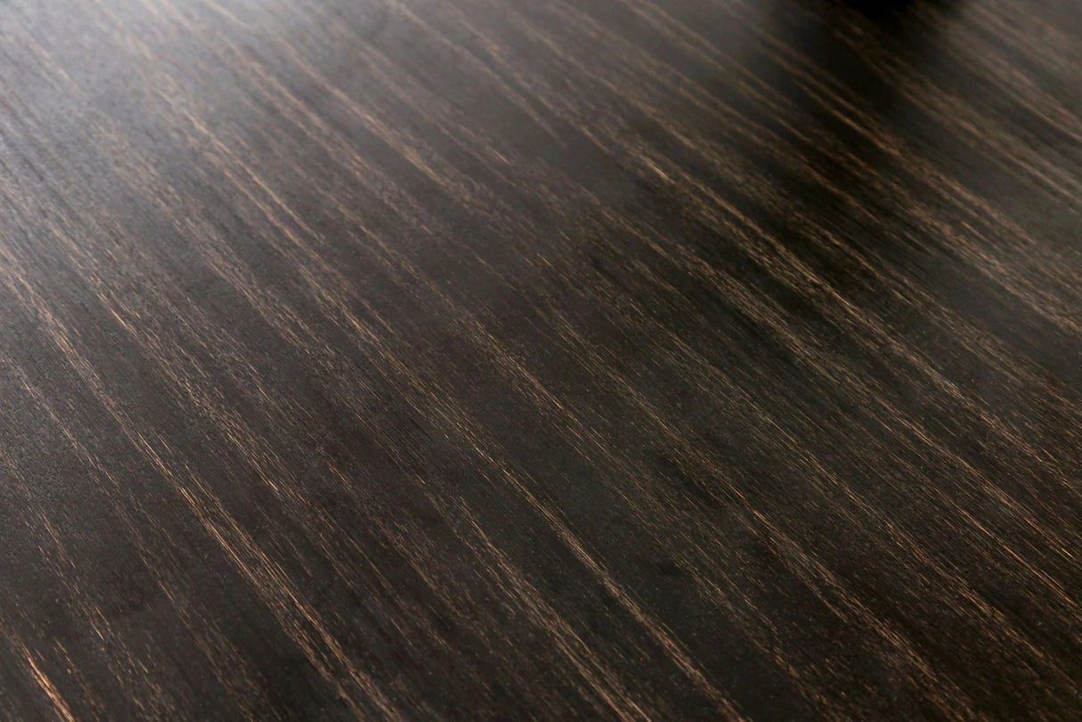 Nerissa Antique Black/Beige Round Table by Furniture of America at Eve Furniture