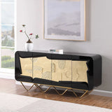 Adora Black Console Table by New Era Innovations at Eve Furniture