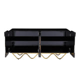 Adora Black Console Table by New Era Innovations at Eve Furniture