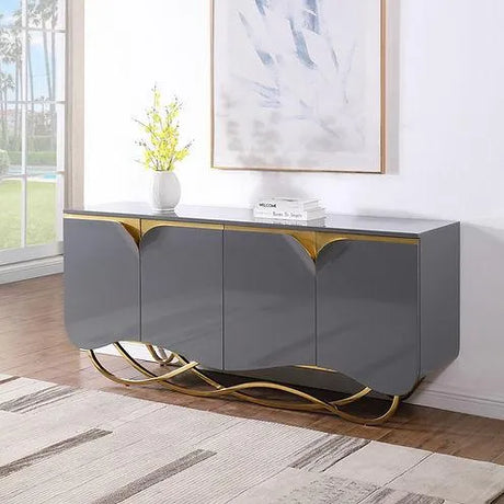 Brivo Grey Console Table by New Era Innovations at Eve Furniture