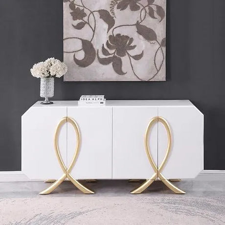 Aster White Console Table by New Era Innovations at Eve Furniture