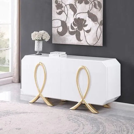 Aster White Console Table by New Era Innovations at Eve Furniture