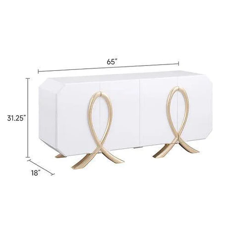 Aster White Console Table by New Era Innovations at Eve Furniture