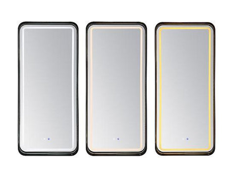 A-FM05 BLACK MODEST MIRROR by New Era Innovations at Eve Furniture