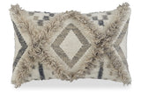 Liviah Tan/Cream/Gray Pillow